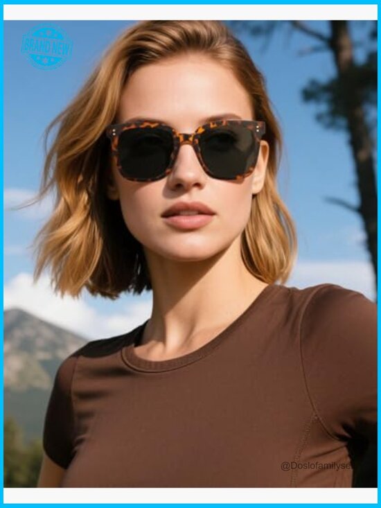 Foldable Polarized Sunglasses TR90 Square Frame UV Protection Lightweight main image 6